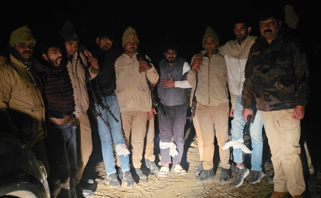 बलिया: आयुष हत्याकांड, तीन शूटर समेत चार बदमाश मुठभेड़ में गिरफ्तार