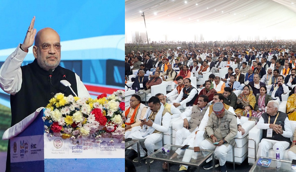 भारत को तीसरी बड़ी अर्थव्यवस्था बनाने में मध्य प्रदेश करेगा सर्वाधिक भागीदारी : अमित शाह