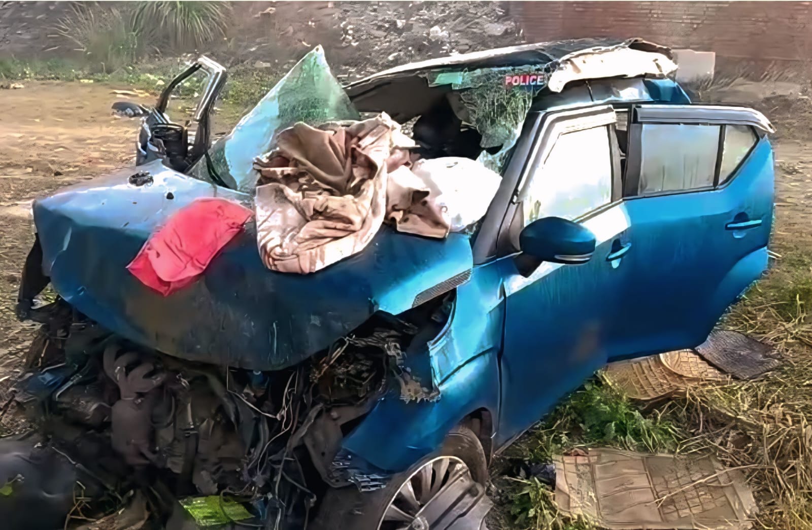 बागपत के सिपाही सहित दो लाेगाें की सड़क दुर्घटना में मौत