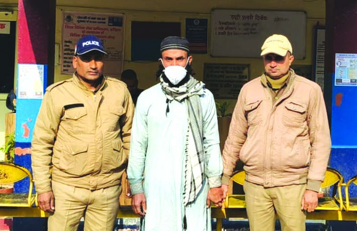 रुड़की में चेकिंग के दौरान अफगानी नागरिक गिरफ्तार