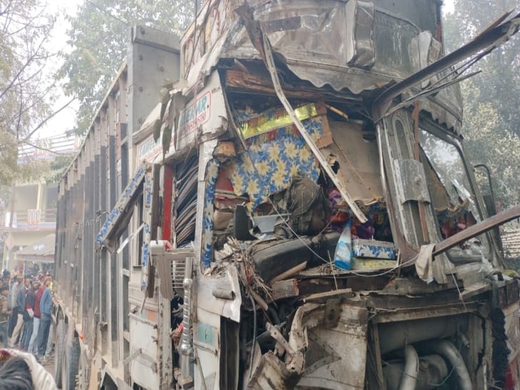 सुलतानपुर में कोहरे से अनियंत्रित हुआ ट्रक चाय की दुकान में घुसा, चालक समेत दो की मौत