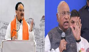 भाजपा अध्यक्ष जेपी नड्डा का कांग्रेस अध्यक्ष मल्लिकार्जुन खरगे पर पलटवार, झूठ परोसने का लगाया आरोप