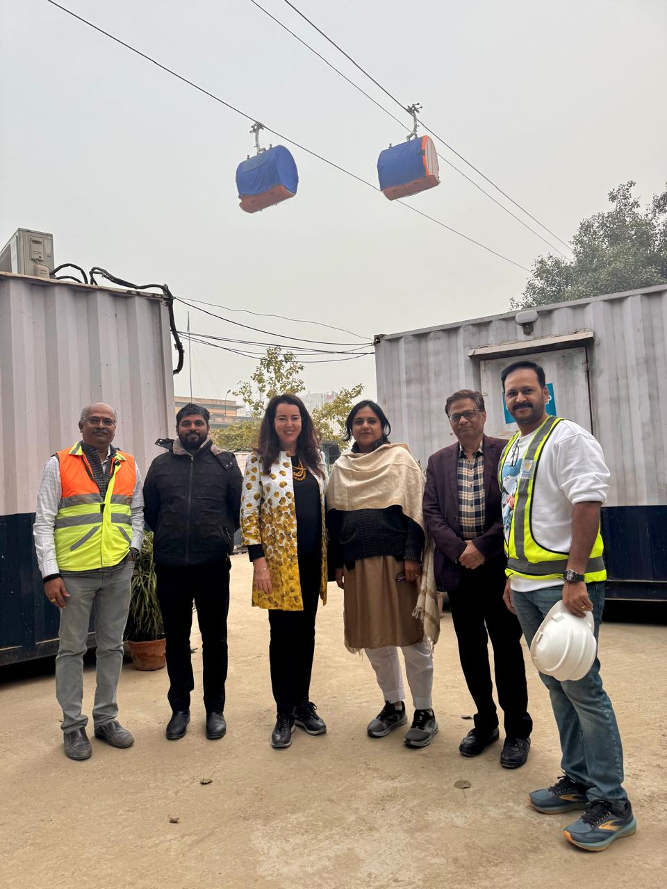 स्विट्जरलैंड की राजदूत ने वाराणसी में राेपवे निर्माण का लिया ​जायजा..बर्थोलेट के सहयोग से किया जा रहा निर्मित