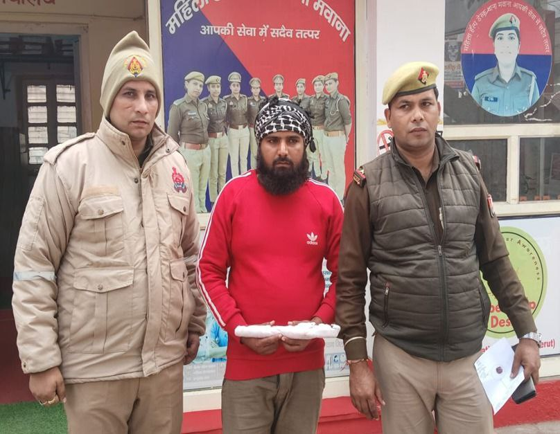 मेरठ: ऑपरेशन शस्त्र अभियान में अवैध तमंचा और कारतूस सहित अभियुक्त गिरफ्तार