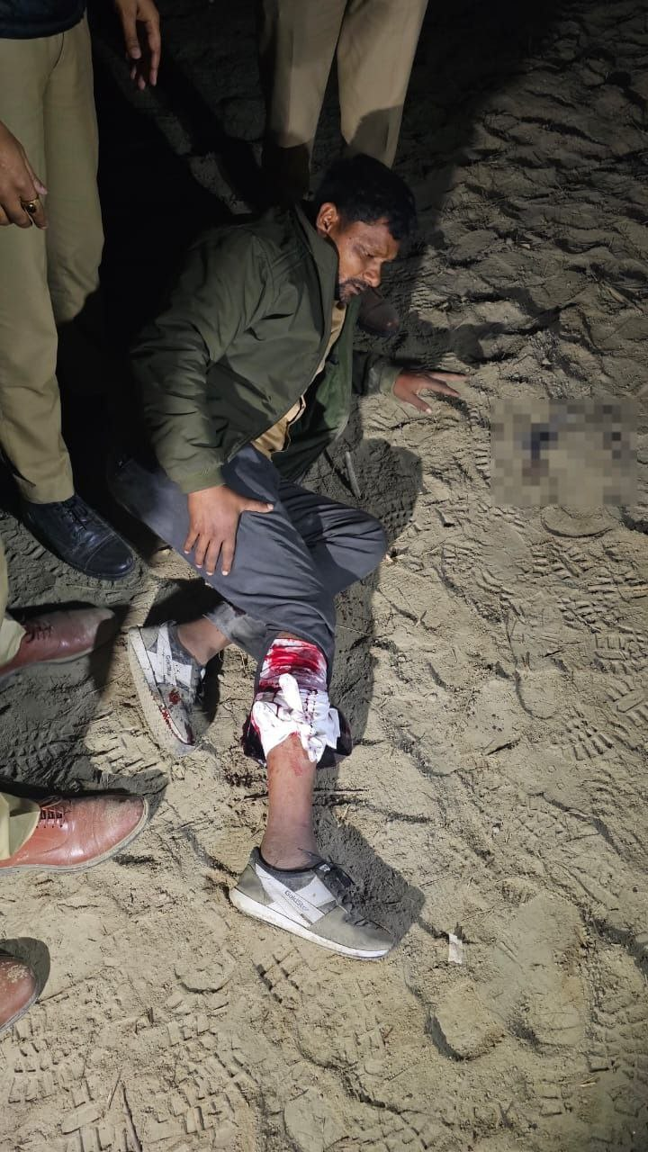 मेरठ में पशु चोर गिरोह से पुलिस की मुठभेड़, एक बदमाश गोली लगने से घायल, दो गिरफ्तार