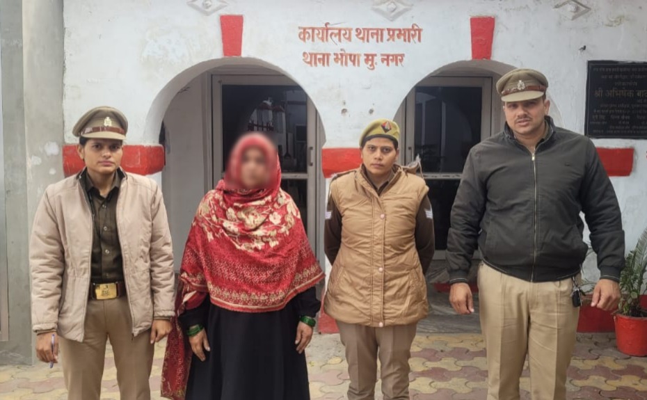 मुजफ्फरनगर में बहू की हत्यारोपी सास गिरफ्तार, पुलिस ने जेल भेजा, दहेज हत्या मामले में पति पहले ही जेल में