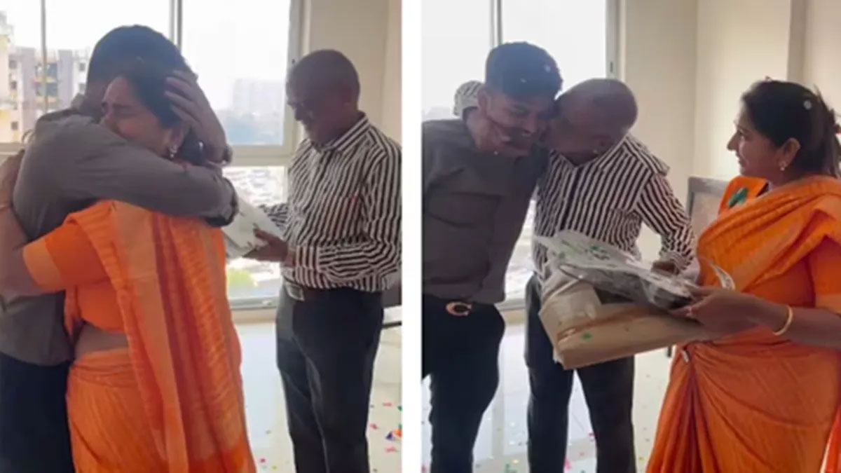 बेटे ने दिया जीवन का सबसे बड़ा तोहफा: किराए का समझ रहे माता-पिता को नए फ्लैट का सरप्राइज, भावुक होकर छलके आंसू