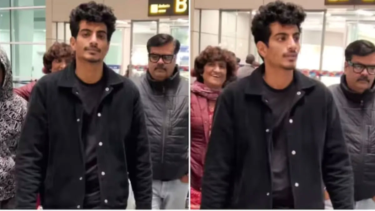 शादी टलने की चर्चाओं के बीच पहली बार दिखे पलाश मुच्छल: एयरपोर्ट पर मायूस नजर आए