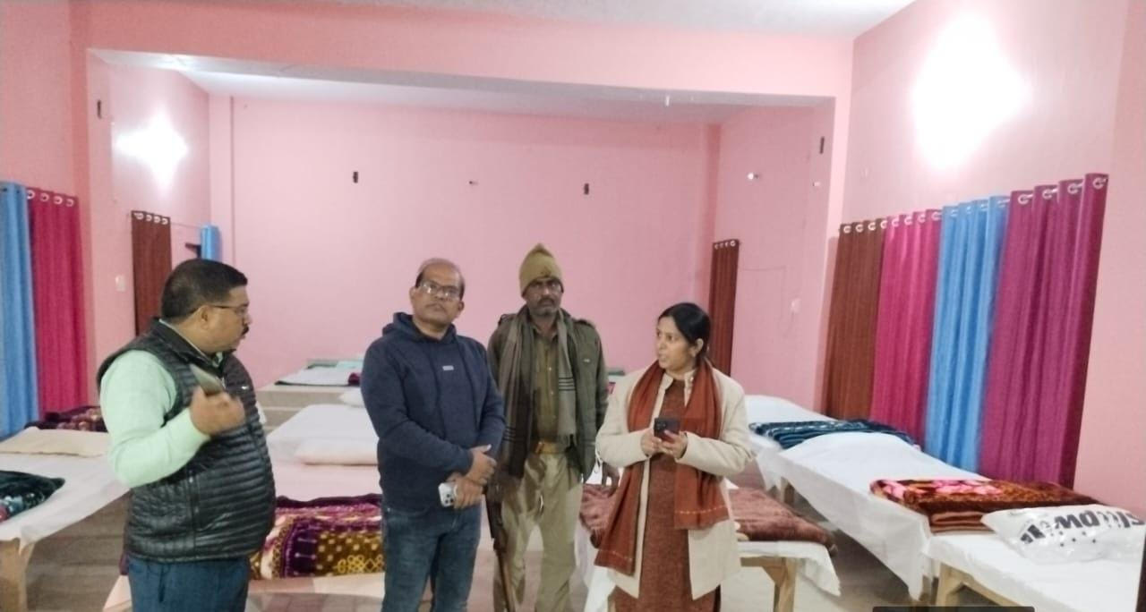 एसडीएम नानपारा ने रैन बसेरा व अलाव का किया औचक निरीक्षण, खुले में सोने की अनुमति नहीं-  मोनालिसा जौहरी