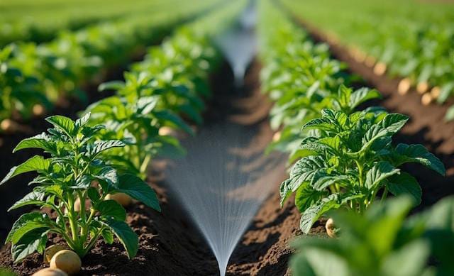 दिसंबर में आलू की फसल का सीक्रेट फॉर्मूला हल्की नमी में मिट्टी चढ़ाएं और बढ़ाएं शानदार उत्पादन