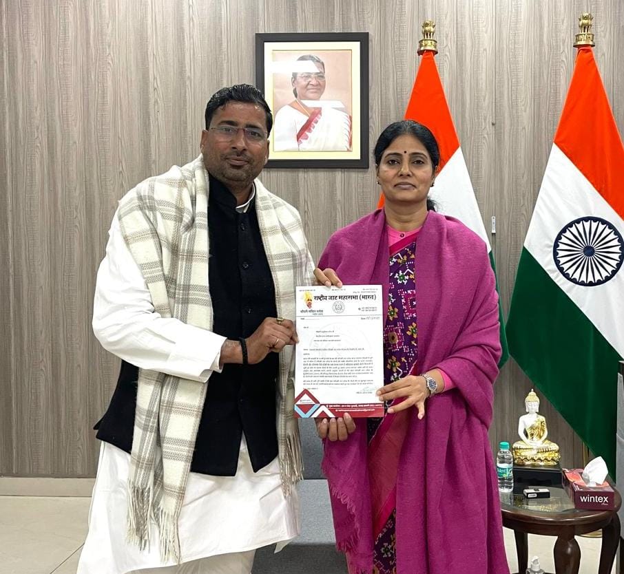 केंद्रीय स्वास्थ्य मंत्री अनुप्रिया पटेल से की चौधरी सचिन सरोहा ने शिष्टाचार भेंट, मीरापुर विधानसभा क्षेत्र के लिए एम्स की मांग