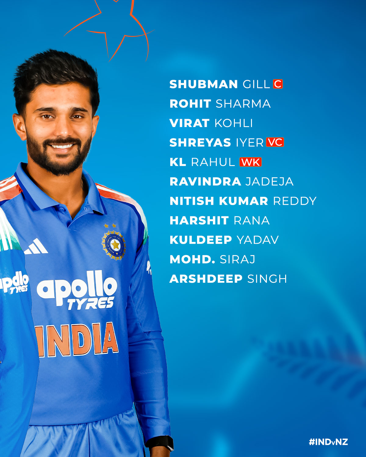 तीसरे वनडे में भारतीय टीम ने टॉस जीतकर पहले गेंदबाजी का लिया फैसला