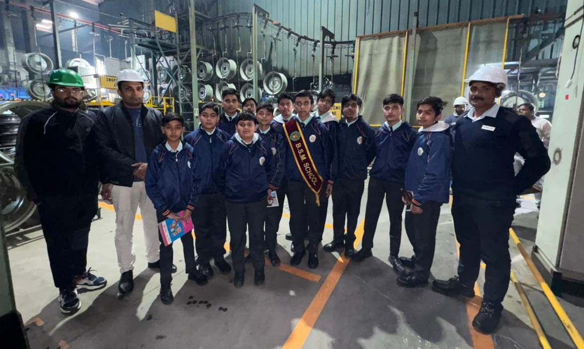 शामली: बीएसएम स्कूल के छात्रों को कैरियर व्हील कंडेला में शैक्षिक भ्रमण