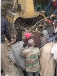 सहारनपुर में बड़ा हादसा टला: चीनी मिल की क्रशिंग मशीन में गिरा किसान,मची अफरा-तफरी!