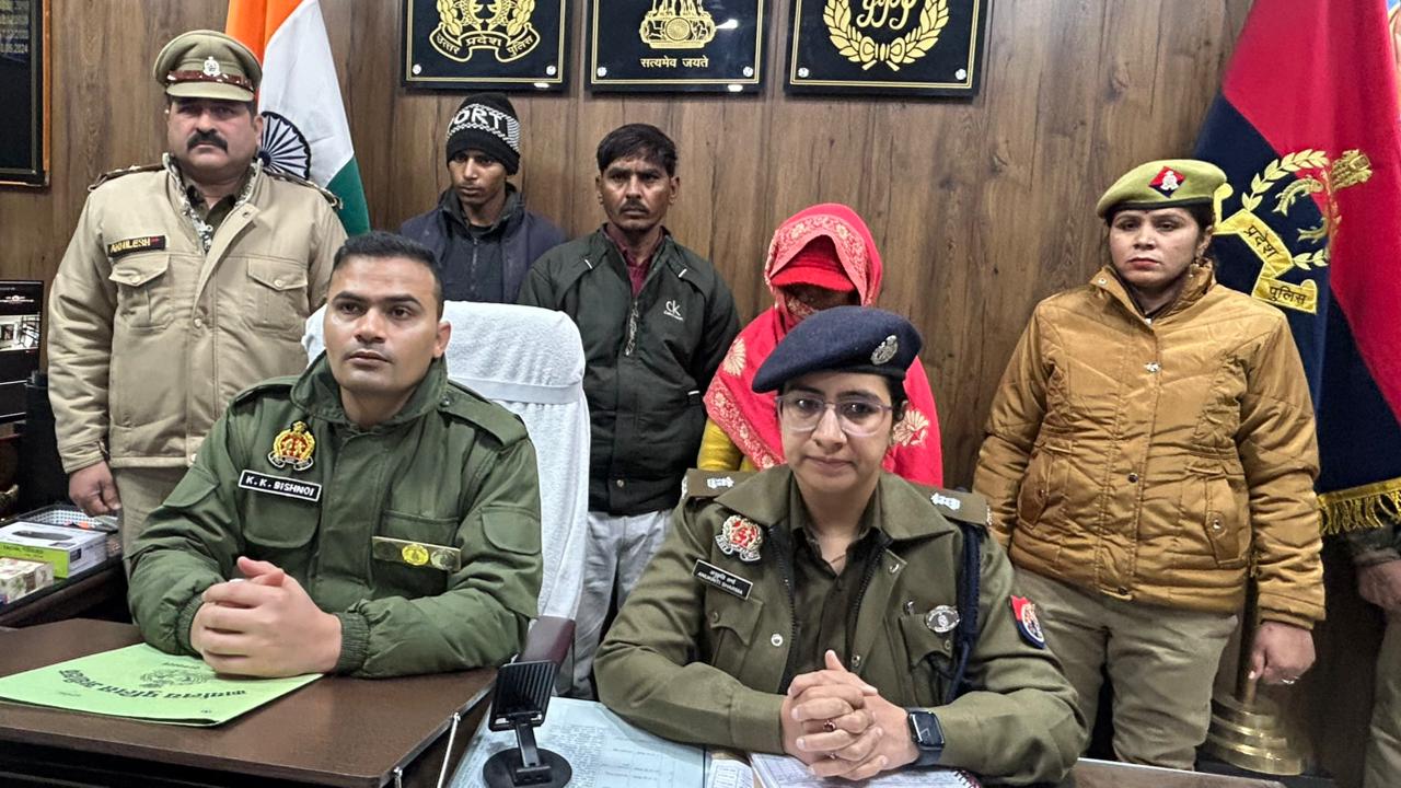 प्रेमी और भाई के साथ की थी पति की हत्या, हत्या कर शव हाईवे पर फेंक दिया था.. पुलिस ने तीनों आरोपितों को किया गिरफ्तार