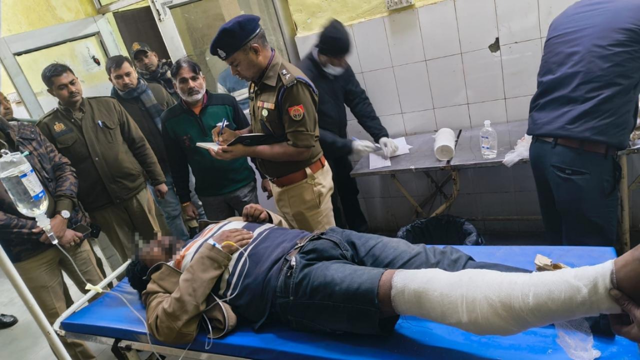 प्रतापगढ़ में पुलिस मुठभेड़ में शातिर बदमाश को गोली लगी, गिरफ्तार