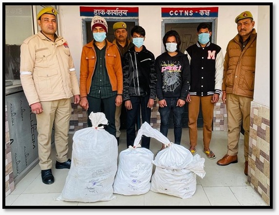 बागपत की खेकड़ा पुलिस ने चार चोर किए गिरफ्तार, नलकूपों से चुराया सामान भी बरामद