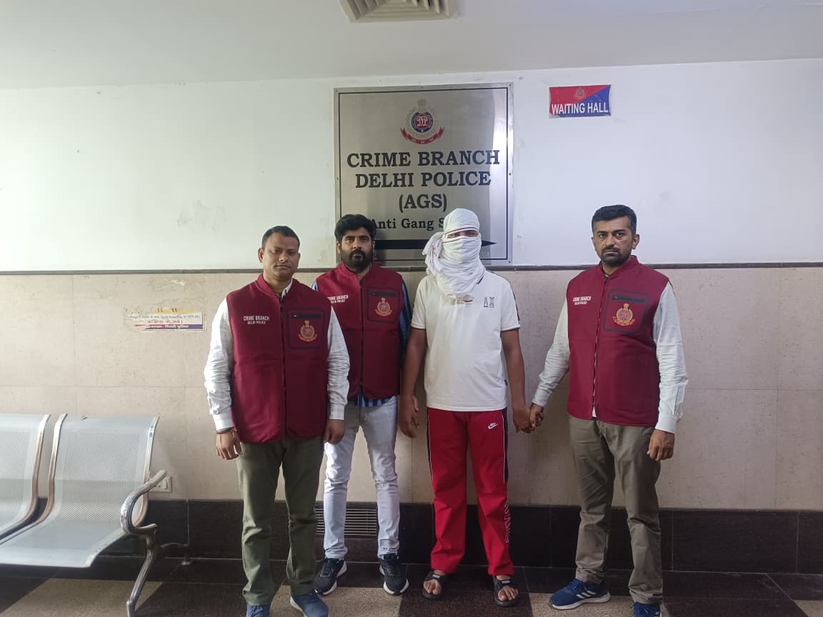 दिल्ली क्राइम ब्रांच व राजस्थान पुलिस की संयुक्त कार्रवाई के बाद लॉरेंस बिश्नोई गैंग का शूटर दबोचा