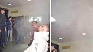 मायावती के जन्मदिन पर आयोजित प्रेस कांफ्रेंस में शॉर्ट सर्किट , मचा हड़कंप 