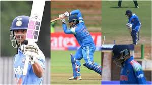 वैभव सूर्यवंशी और अभिज्ञान कुंडु के अर्धशतक, भारत ने बनाये रन 238 रन