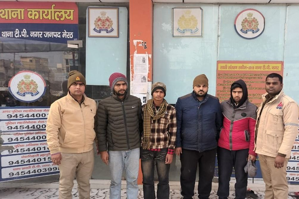 मेरठ टीपी नगर: गौकशी के मामले में फरार चार आरोपियों को पुलिस ने गिरफ्तार किया