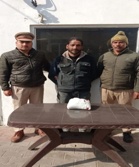 मेरठ: थाना लिसाड़ी गेट पुलिस ने 1155 ग्राम गांजा के साथ तस्कर गिरफ्तार