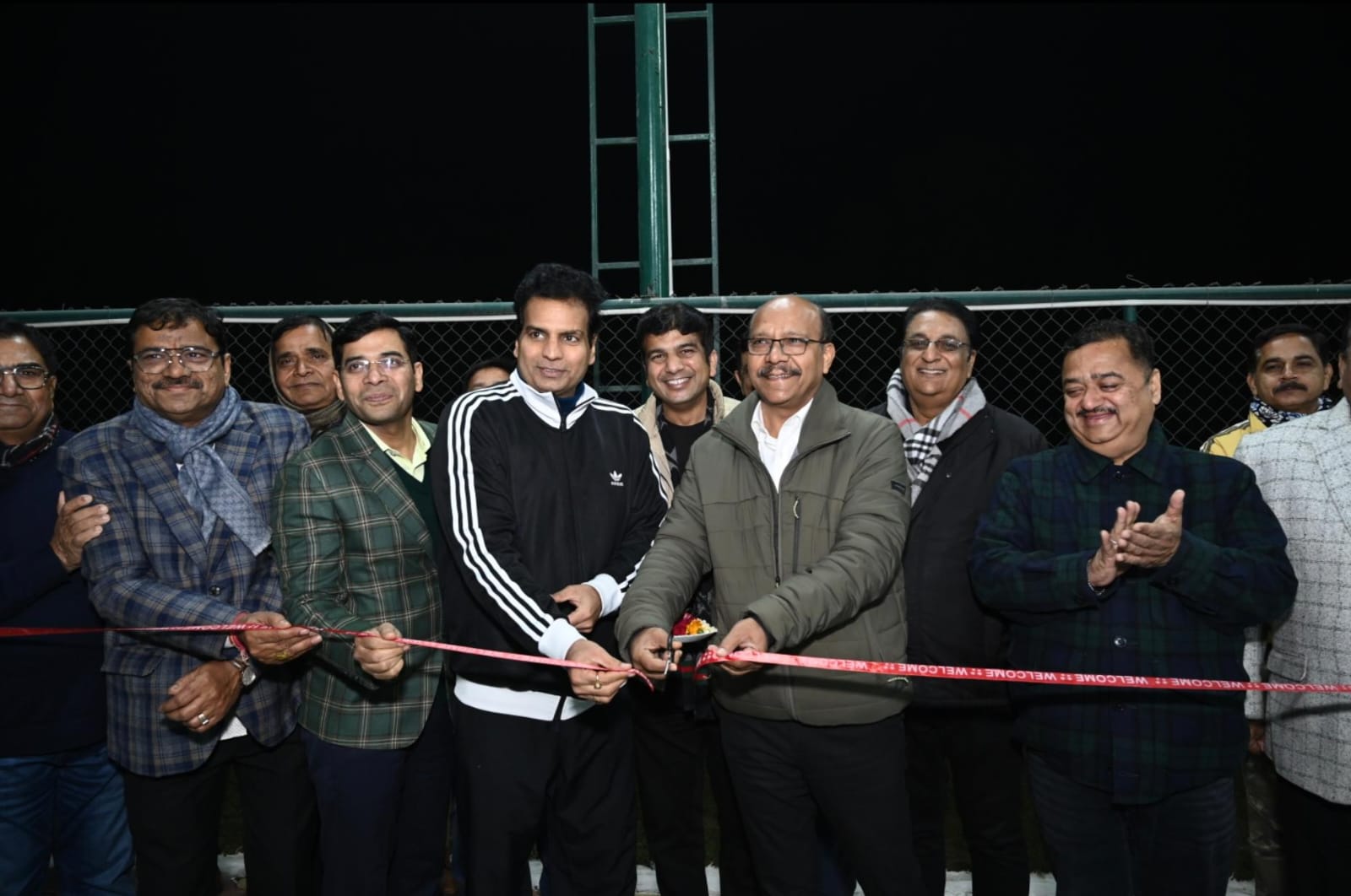 मुजफ्फरनगर: सर्विसेज क्लब में नवनिर्मित पिकलबॉल कोर्ट का उद्घाटन