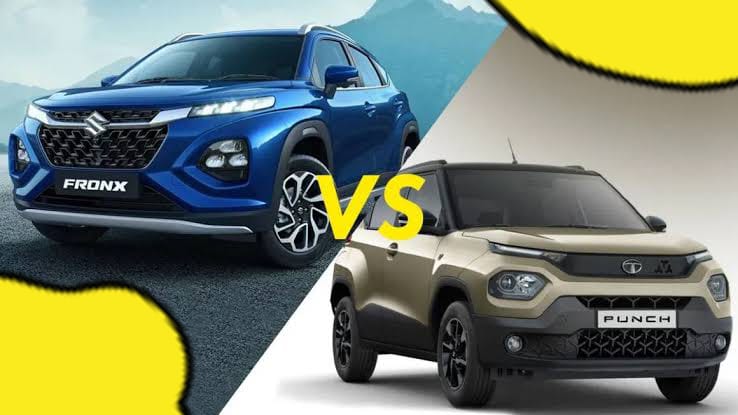 नई Tata Punch बनाम Maruti Suzuki Fronx जानिए 10 लाख से कम में कौन सी कार है आपके लिए बेहतर