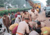 आगरा-जयपुर हाईवे पर भीषण हादसा: दबिश से लौट रही पुलिस टीम की कार ट्रक में घुसी; कॉन्स्टेबल और ड्राइवर समेत दो की मौत