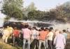 संभल में शराबी की करतूत से भड़की आग: 55 बीघा पुआल जलकर राख, किसान को लाखों का नुकसान