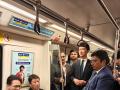 जापान के विदेश मंत्री ने की दिल्ली मेट्रो की यात्रा