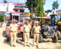 सहारनपुर में गागलहेड़ी पुलिस ने अवैध मिट्टी खनन में ट्रैक्टर और जेसीबी सीज की