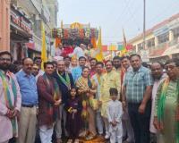 मुजफ्फरनगर में भव्य निशान यात्रा से गूंजा, खाटू श्याम के रंग में डूबा शहर