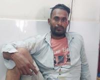 शामली के कैराना बाईपास पर बाइक गिरने से युवक गंभीर रूप से घायल