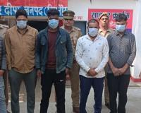 बिजनौर पुलिस की बड़ी कार्रवाई! जेल में बैठे सरगना रवि के इशारे पर चल रहा था गिरोह, 5 बदमाश गिरफ्तार