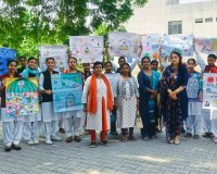 मेरठः शहीद मंगल पांडे महिला कॉलेज में मिशन शक्ति 2.0 के तहत 'साइबर जागरूकता रैली' का आयोजन