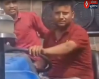 बुलंदशहर में डायल-112 की गाड़ी खुद पड़ी बीमार, ट्रैक्टर से खींचकर ले जानी पड़ी- वीडियो वायरल