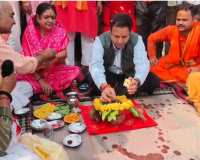 गाजियाबाद में हिंडन छठ घाट पर 'नहाय-खाय' के साथ छठ महापर्व का शुभारंभ