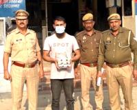 सहारनपुर में पुलिस ने शातिर चोर को गिरफ्तार कर चोरी का माल किया बरामद