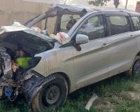 मुज़फ्फरनगर में मेरठ-करनाल रोड पर भीषण हादसा, डंपर में घुसी तेज़ रफ़्तार कार, दो नेपाली नागरिकों की मौत