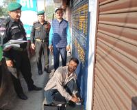 सहारनपुर: नगर निगम का वसूली अभियान जारी, किराया न जमा करने पर पांच दुकानों को किया सील