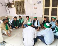 मुज़फ्फरनगर में सिंचाई विभाग के नाले में अवैध पाइपों के खिलाफ भाकियू का हल्ला बोल, दफ्तर पर दिया धरना 