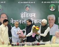 16 साल बाद संपत सिंह की इनेलो में वापसी, अभय चौटाला ने बनाया राष्ट्रीय अध्यक्ष; कांग्रेस पर दलितों के अपमान का आरोप