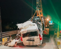 राजस्थान में दिल्ली-मुंबई एक्सप्रेसवे पर भीषण हादसा, एक की मौत, तीन घायल