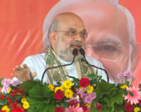 जमुई में बटन इतनी तेज दबाओ, करंट इटली तक लगे, लालू-राहुल की पार्टी का सूपड़ा साफ- अमित शाह