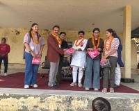 हॉकी के 100 वर्ष पूरे होने के उपलक्ष्य में मुख्य अतिथि के रूप में पहुंचे वरिष्ठ नेता ठाकुर नन्दकिशोर पुंडीर, युवाओं का उत्साहवद्र्धन किया