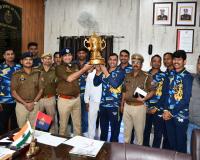 मुजफ्फरनगर पुलिस बनी मेरठ जोनल क्रिकेट चैंपियन, फाइनल में हापुड़ को हराया; SSP ने किया सम्मानित