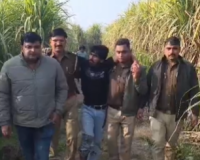 शामली के कैराना में पुलिस मुठभेड़: 25 हजार का इनामी लुटेरा उजैफा गोली लगने से घायल, तीन साथी फरार