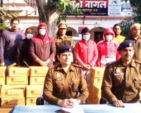 सहारनपुर: थाना नागल पुलिस ने अंतर्राज्जीय शराब तस्करों को 99 पेटी अवैध शराब के साथ गिरफ्तार किया
