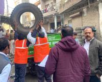 सहारनपुर: निगम की अतिक्रमण रोधी टीम ने सड़क से कब्जा हटाया, दुकानदारों पर वसूला 27 हजार रुपये जुर्माना